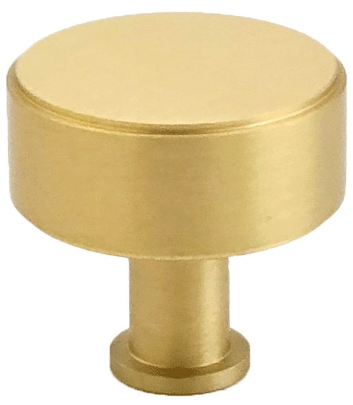 Smooth Brass Round Knob