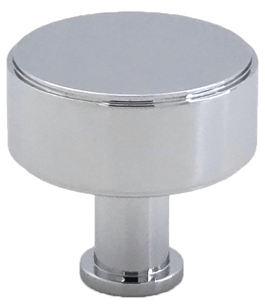 Smooth Brass Round Knob