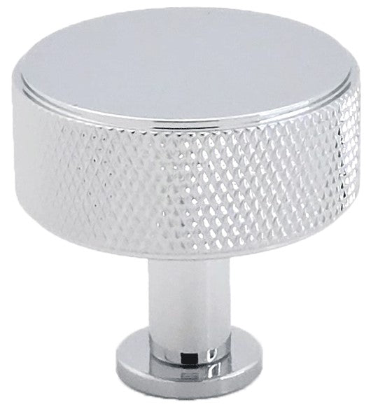 Knurled Brass Round Knob