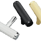 All Knurled Brass T-Knob